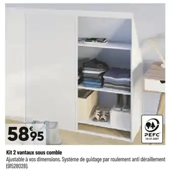 Bricorama Kit 2 vantaux sous comble offre