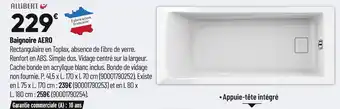 Allibert baignoire aero