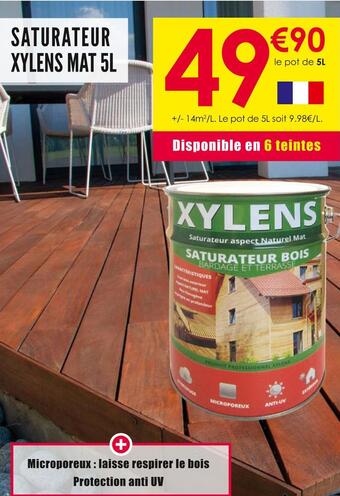 Décor Discount Xylens saturateur mat 5l offre