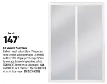 Bricorama Kit verrière 2 carreaux offre