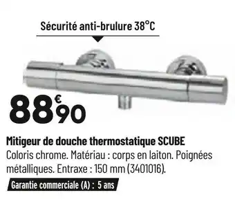 Mitigeur de douche thermostatique scube