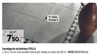Bricorama Carrelage de sol intérieur stella offre