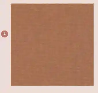 Toile naturelle terracotta
