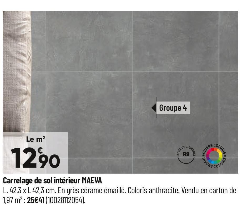 Bricorama Carrelage de sol intérieur maeva offre