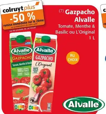 Colruyt Alvalle gazpacho offre