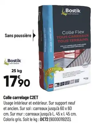 Colle carrelage c2et