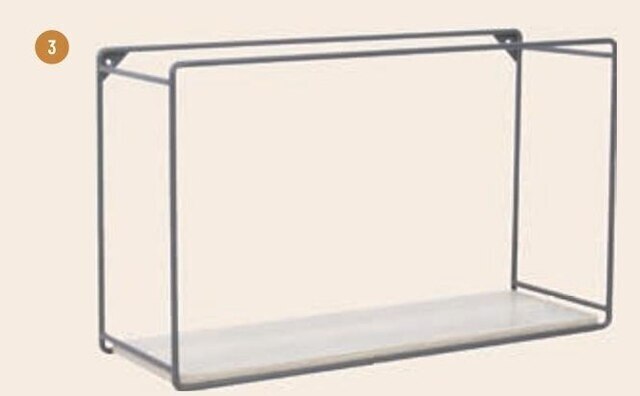 Bricorama Étagère cube bois / métal offre