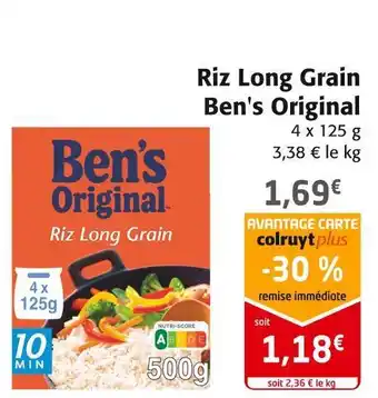 Colruyt Ben's original riz long grain offre