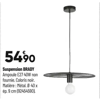 Suspension brady