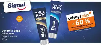 Colruyt Signal dentifrice white now offre