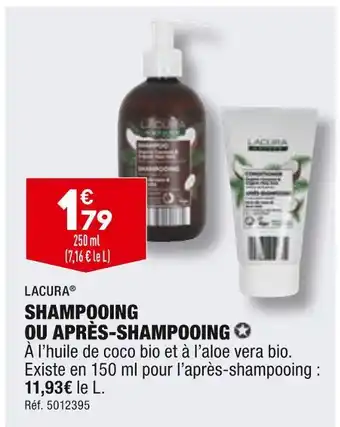ALDI Lacura shampooing ou après-shampooing offre