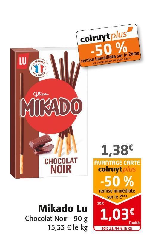 Colruyt Lu mikado offre
