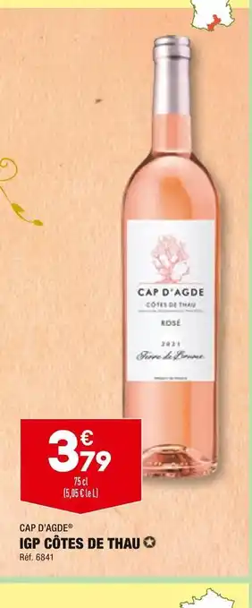 ALDI Cap d’agde igp côtes de thau offre