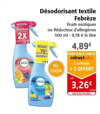 Febrèze désodorisant textile