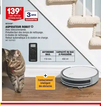 ALDI Medion aspirateur robot offre