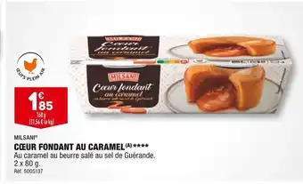 ALDI Milsani cœur fondant au caramel offre