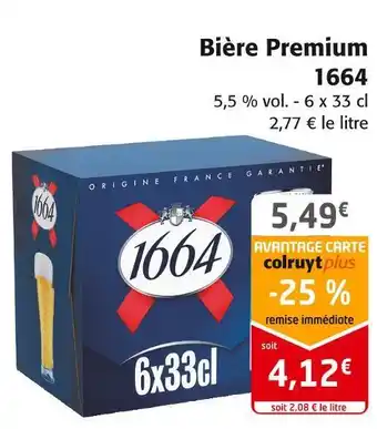 Colruyt 1664 bière premium offre