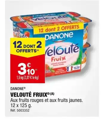 Danone velouté fruix