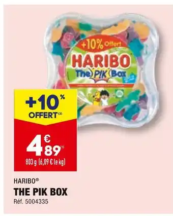 ALDI Haribo the pik box offre
