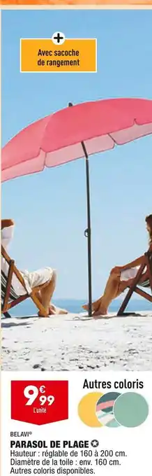 ALDI Belavi parasol de plage offre