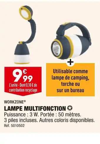 ALDI Workzone lampe multifonction offre