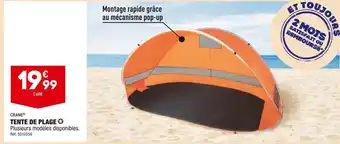 ALDI Crane tente de plage offre