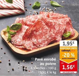 Colruyt Pavé enrobé au poivre offre