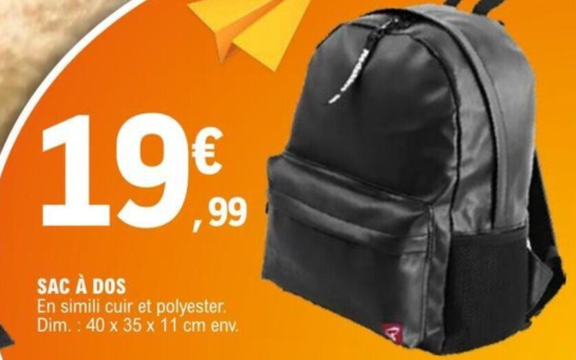 E.Leclerc SAC À DOS offre