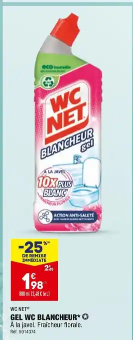 ALDI Wc net gel wc blancheur* offre