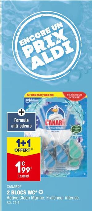 ALDI Canard 2 blocs wc* offre