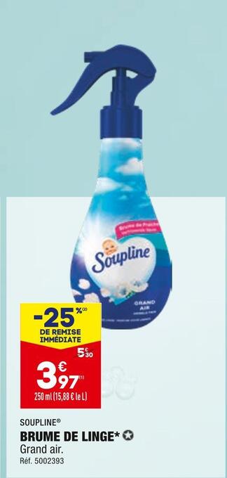 ALDI Soupline brume de linge* offre