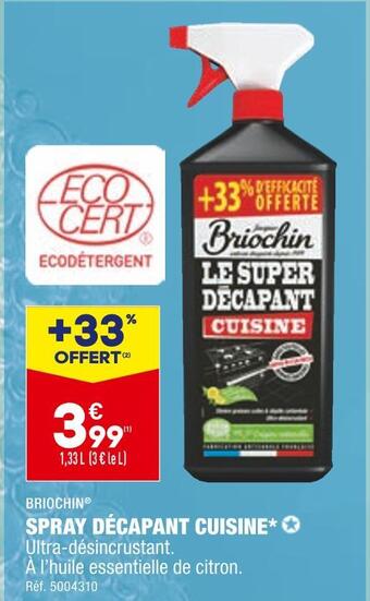 ALDI Briochin spray décapant cuisine* offre
