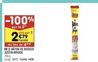 Le bĂąton de berger justin bridou