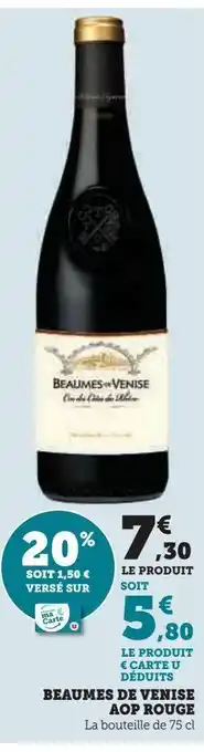 Hyper U Vin rouge offre