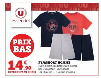 Hyper U Pyjama homme offre
