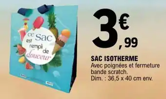 E.Leclerc SAC ISOTHERME offre