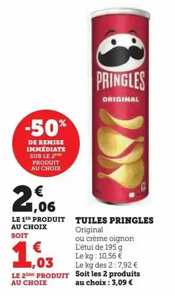 Hyper U Chips pringles offre