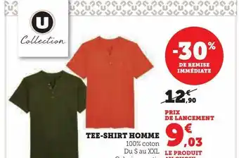Hyper U T-shirt homme offre