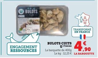 U Express Bulots cuits u offre