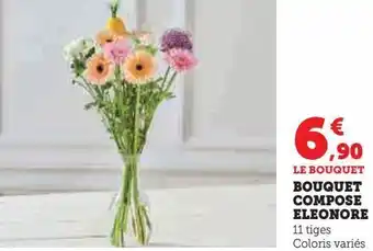 Hyper U Bouquet compose eleonor offre