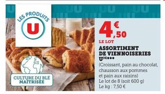 U Express Assortiment de viennoiseries u offre