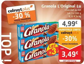 Colruyt Granola l'original lu offre