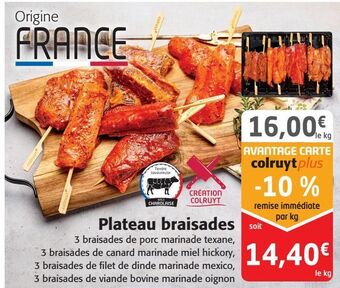 Colruyt Plateau braisades offre