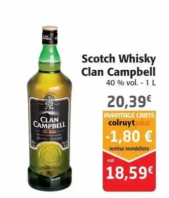 Scotch whisky clan campbell