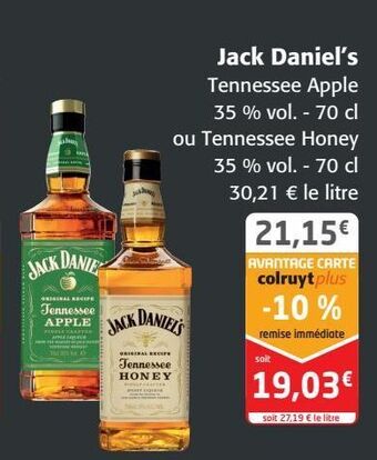 Colruyt Jack daniel's offre