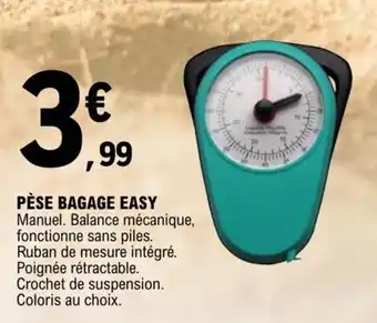E.Leclerc PÈSE BAGAGE EASY offre