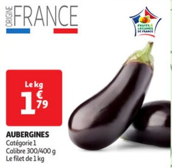 Auchan AUBERGINES offre