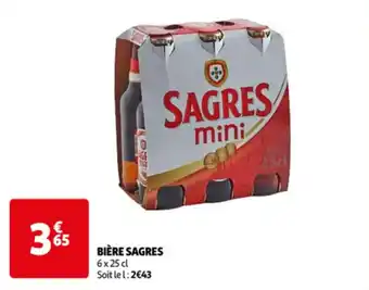 Auchan BIÈRE SAGRES offre