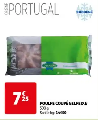 Auchan POULPE COUPÉ GELPEIXE offre