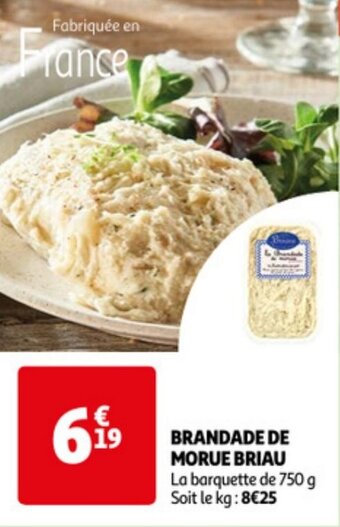 Auchan BRANDADE DE MORUE BRIAU offre